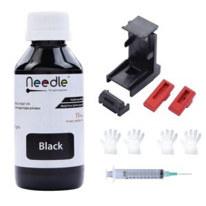 Needle 100gms Cartridge Refill Ink | Made in India | Compatible with Inkjet Printers