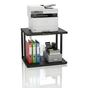 2-Tier Metal Printer Stand – Solid & Sturdy Multipurpose Table